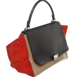 Cheap 😍 Celine Black Red Multicolor Leather Trapeze Two-Way Bag - 👩 women 🛒 -BELLA ZOE Sales 03f0edc41e084119be91012576dc673d 1080x