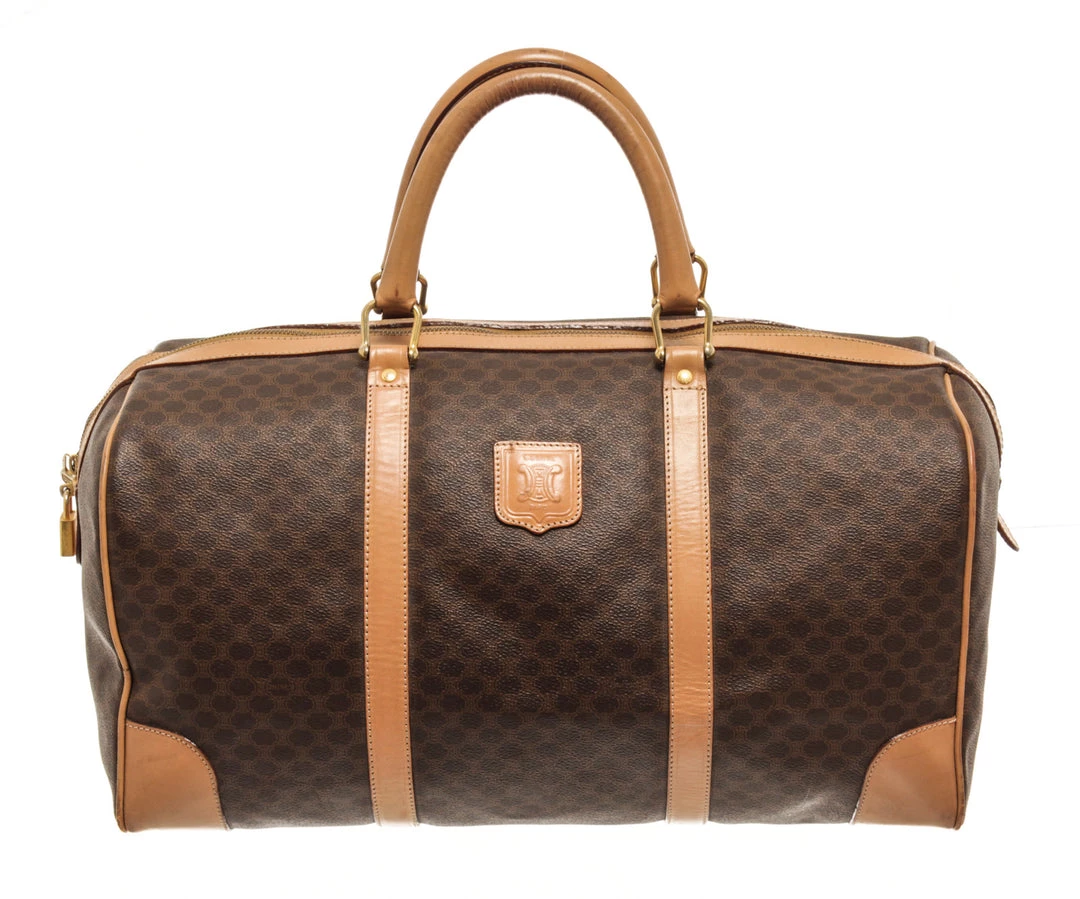 Deals โค๏ธ Celine Macadam Pattern Logo Embossed Big Boston Bag Brown - ๐ฉ women ๐ 3 Deals โค๏ธ Celine Macadam Pattern Logo Embossed Big Boston Bag Brown - ๐ฉ women ๐