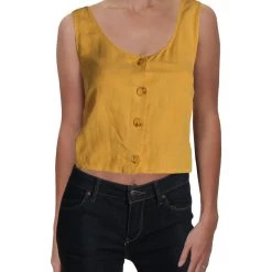 Wholesale ๐ Matty M ๐ฉ Womens Elastic-Back Button-Down Casual Top ๐