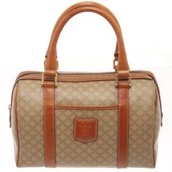 Cheapest 🌟 Celine Beige Canvas Leather Mini Boston Bag - 👩 women ✨