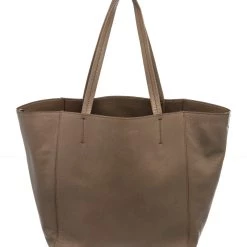 Budget ๐ Celine Brown Leather Phantom Cabas Shoulder Bag - ๐ฉ women ๐ฅฐ