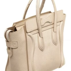 Flash Sale 🛒 Celine Cream Leather Mini Luggage Tote Bag - 👩 women 😉 -BELLA ZOE Sales 9839fe9976964e21a7a44c85d00e2602 1080x
