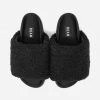 Wholesale 😍 Roam Fuzzy Platform in Black - 👩 women 💯